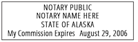 Alaska Notary Stamp