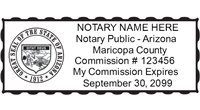 AZ-NOT-1 - Arizona Notary Stamp