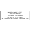 CO-NOT-1 - Colorado Notary Stamp