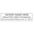 CT-NOT-1 - Connecticut Notary Stamp