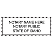 ID-NOT-1 - Idaho Notary Stamp