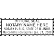IL-NOT-1 - Illinois Notary Stamp