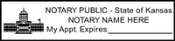 Kansas Notary Stamp