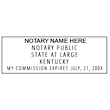 KY-NOT-1 - Kentucky Notary Stamp