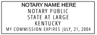 Kentucky Notary Stamp