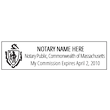 MA-NOT-1 - Massachusetts Notary Stamp