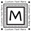 MONO-9 - Monogram Name Stamp Style 9