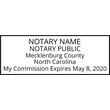 NC-NOT-1 - North Carolina Notary Stamp