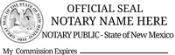 New Mexico Notary Stamp