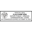 OR-NOT-1 - Oregon Notary Stamp