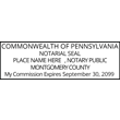 PA-NOT-1 - Pennsylvania Notary Stamp