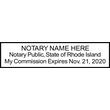 RI-NOT-1 - Rhode Island Notary Stamp
