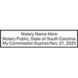 SC-NOT-1 - South Carolina Notary Stamp