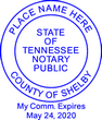 TN-NOT-RND - Tennessee Round Notary Stamp