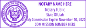 Utah Notary Stamp