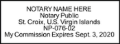 U.S. Virgin Islands Notary Stamp - Layout 1